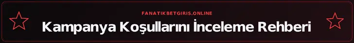 Kampanya Koşullarını İnceleme Rehberi – fanatikbetgiris.online