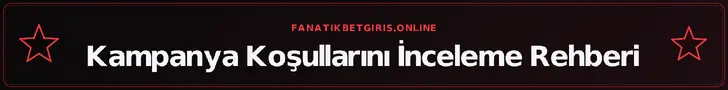 Kampanya Koşullarını İnceleme Rehberi – fanatikbetgiris.online
